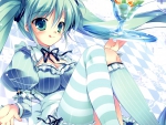 Cute Aqua Girl