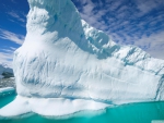 Natural beauty of icebergs