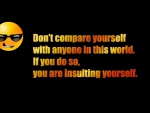 Don't Compare...