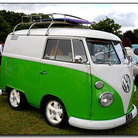 Squashed VW Van