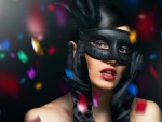 Masked Brunette Girl