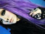 Purple n Black Emo Scene