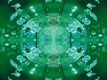 Chrystal _aqua_green mandala