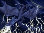Blue Lightning Dragon