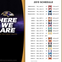 2013 baltimore ravens schedule