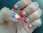 cute rainbow design