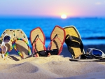 beach_slippers-wallpaper