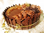 Delicious chocolate cake