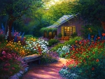 Cottage in Garden