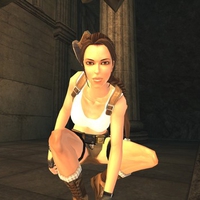 Tomb Raider Anniversary White Top 