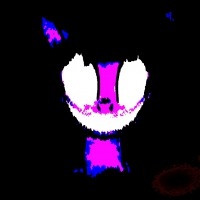 Twilight Sparkle neon scary