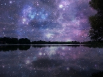 full of stars reflected