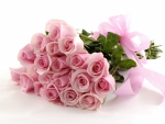 Pink ribbon for Pink Roses