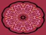 brown-red mandala