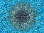 Blue mandala