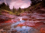Red Rock Mountain Stream