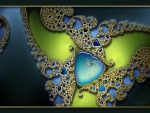 blue and green fractal