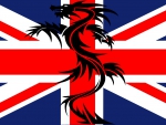 Union Jack With Dragon