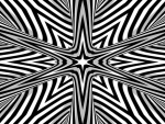 Fractal Star Mandala _black and white