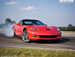 Corvette burnout