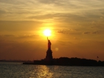 Statue Of Liberty Sunset!