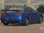 Nissan SKYLINE GT-R Vãƒ»spec II Nür R34 '02