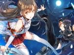 asuna & kazuto switch attack