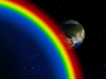 Rainbow in Outer Space for Carmen!