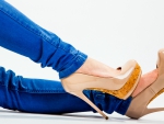 Denim legs and Heels