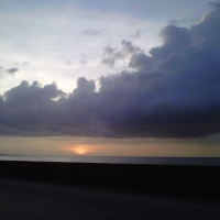 Sunset in the Caribbean