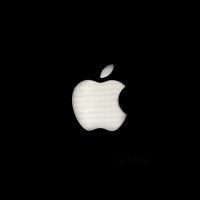 White Apple Logo