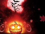 Halloween Moon Bats