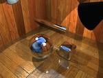 Ball and Cube on Floor