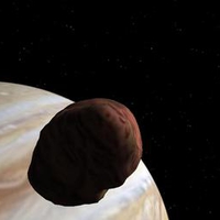 Amalthea and Jupiter