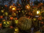 Halloween pumpkins party