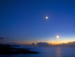 Beautiful Venus And Moon