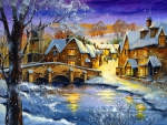 Winter village