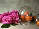 Roses and mandarins