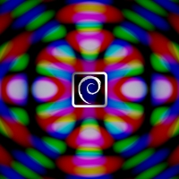 Debian pscodelic gimp wallpaper 16:9