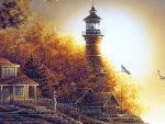 Lighthouse at Fall