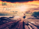 Life is not about waiting for the storm_Retro Vintage _By KarimGFX