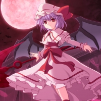 Remilia Scarlet with Spear The Gungnir