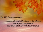 Let Life be an Adventure!