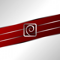 Debian red line 16:9