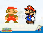 Super Paper Mario sprite Mario paper Mario