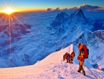 Beautiful Sunrise Everest