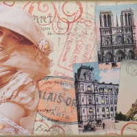 Vintage Paris Collage