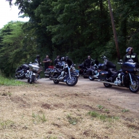 Riding High down the old dark road!