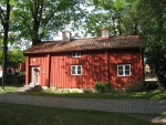 Old red house in Sweden