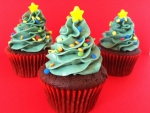 Christmas Tree Cupcakes